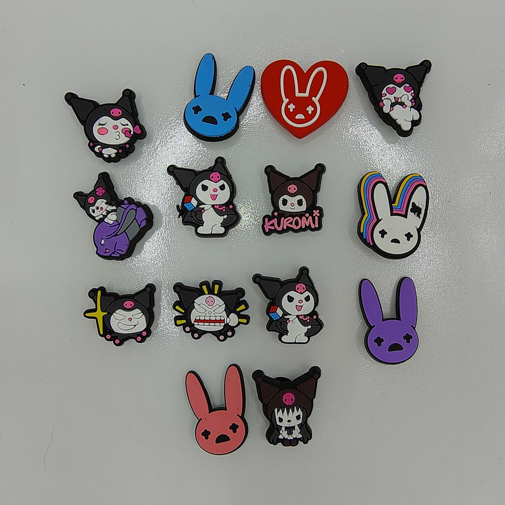Cute Kuromi and Friends Shoe Charms Set
